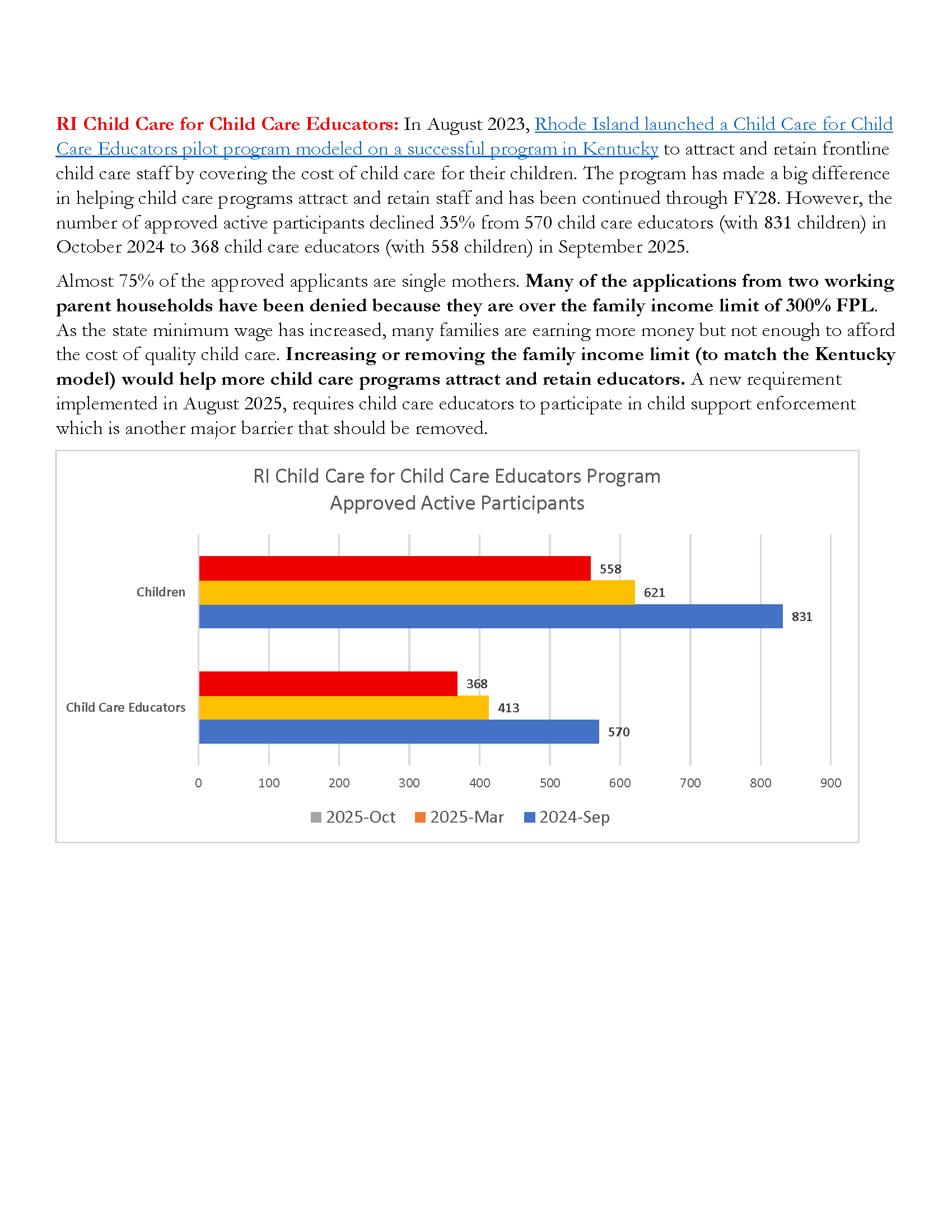 RIght from the Start Early Educator Staffing Crisis Page